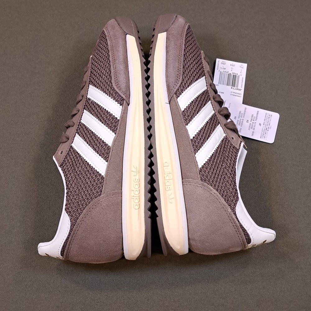 Adidas SL 72 RS Sneakers - Color: Brown / White - Unisex - Men 7.5, Women 8.5 - Picture 7 of 10